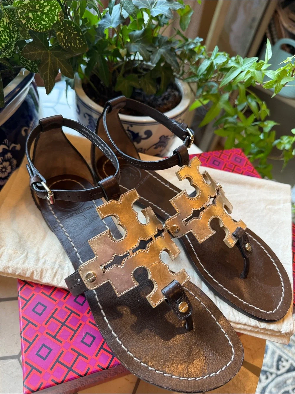 🌴🥥⭐️ Tory Burch Phoebe Flat Sandal